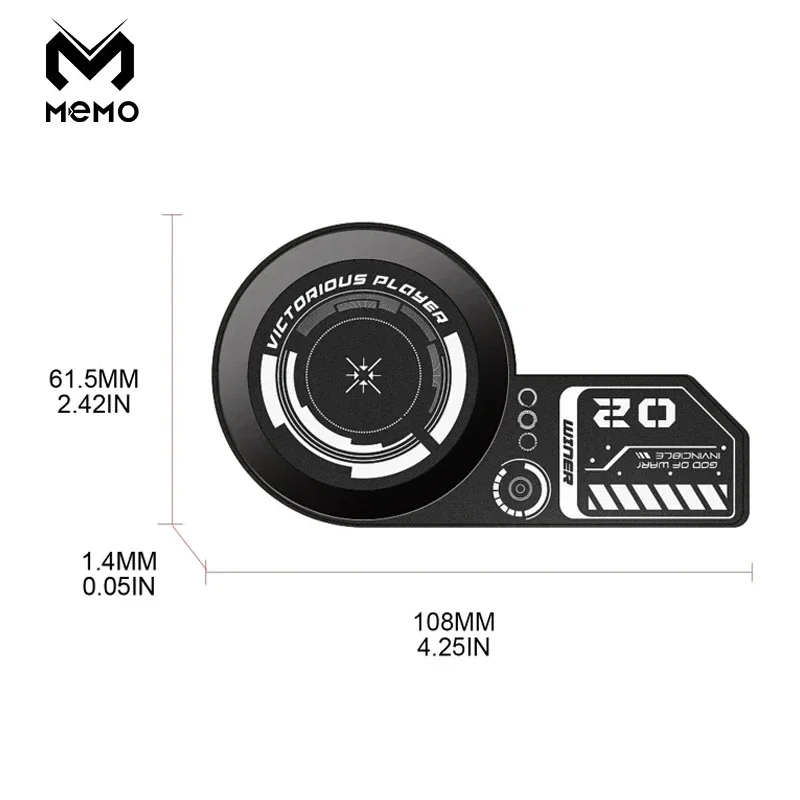 Gaming Accessories Mobile - MEMO Cep Telefonu Soğutma Plakası Manyetik