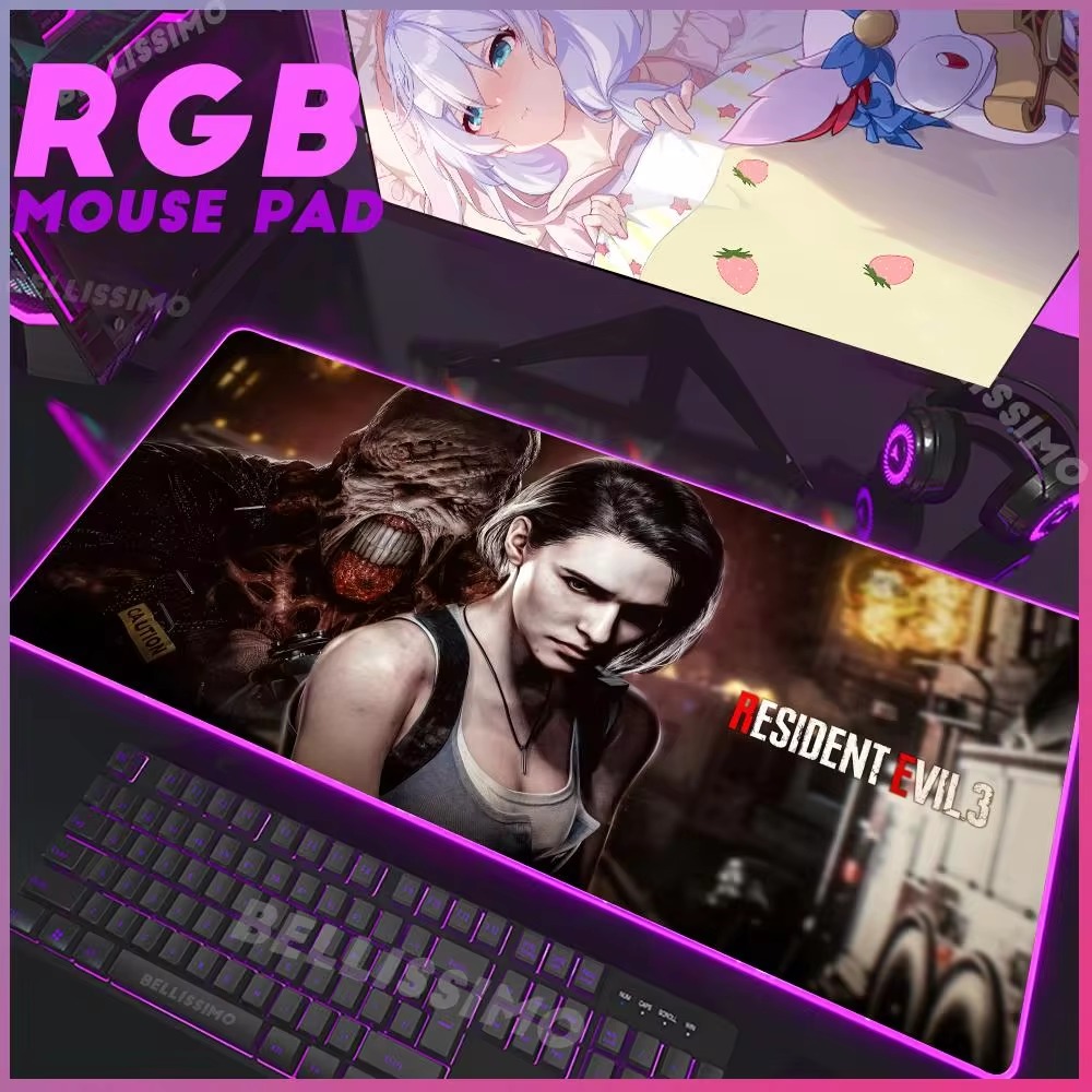 Gaming Accessories For Your Desk - R_resident E_evil Serisi RGB Oyun Mousepad'i