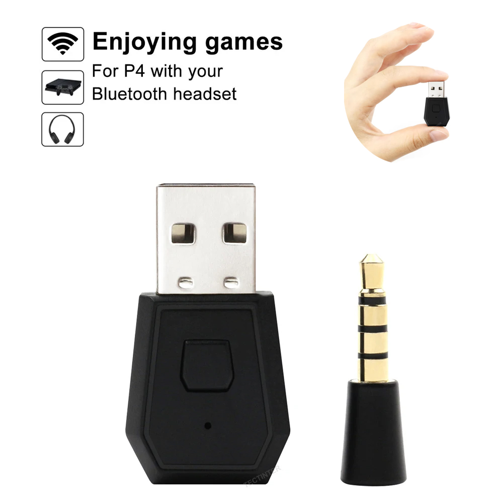 Gaming Zone Accessories - USB Kablosuz Adaptör Alıcısı PS4 Denetleyici