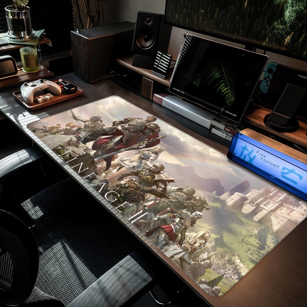Gaming Accessories For Your Desk - Oyun L-Lineage 2 Mouse Pad XXL