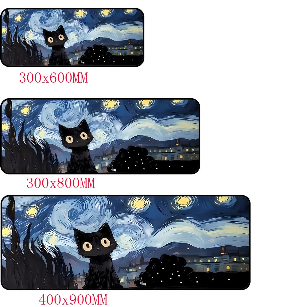 Anime Yıldızlı Gece Kedi Oyun  - Gaming Accessories For Your Desk incelemesi ve fiyatı