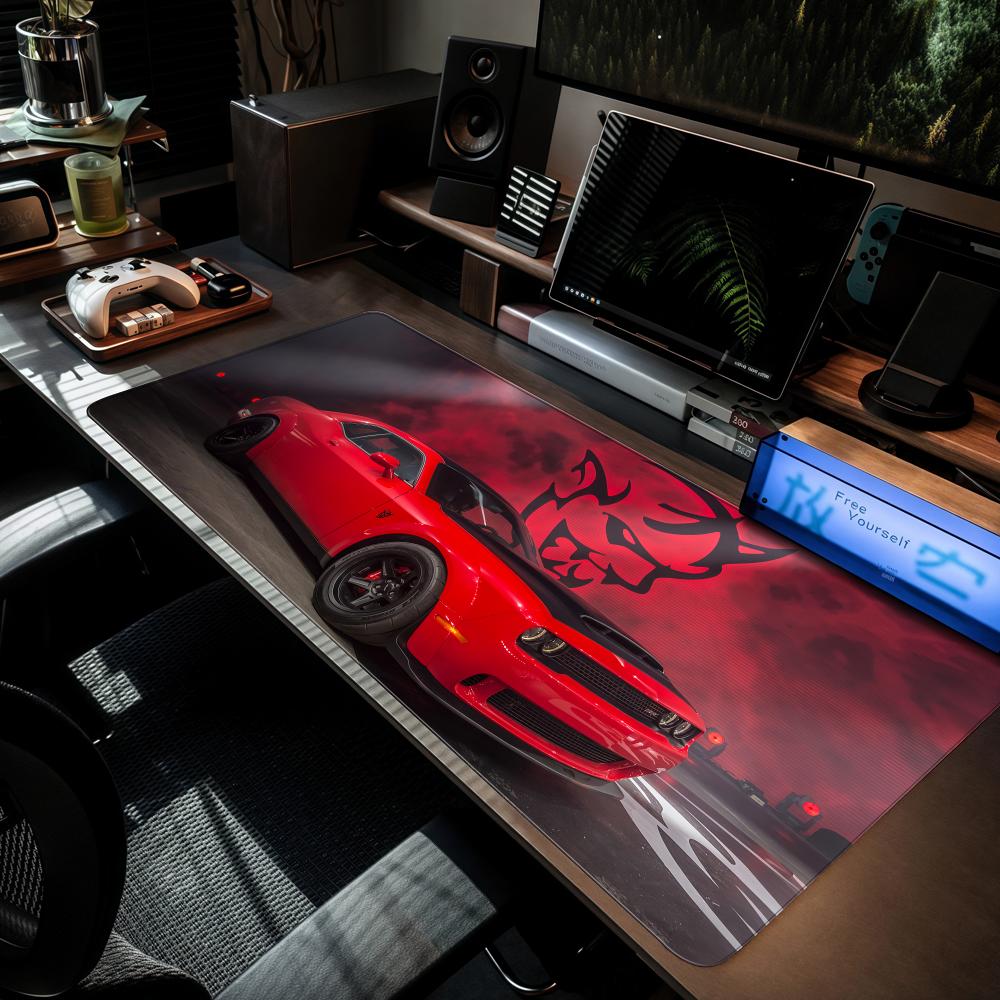 D-DodgeS Araba Serin Mouse Pad - Gaming Accessories For Your Desk incelemesi ve fiyatı