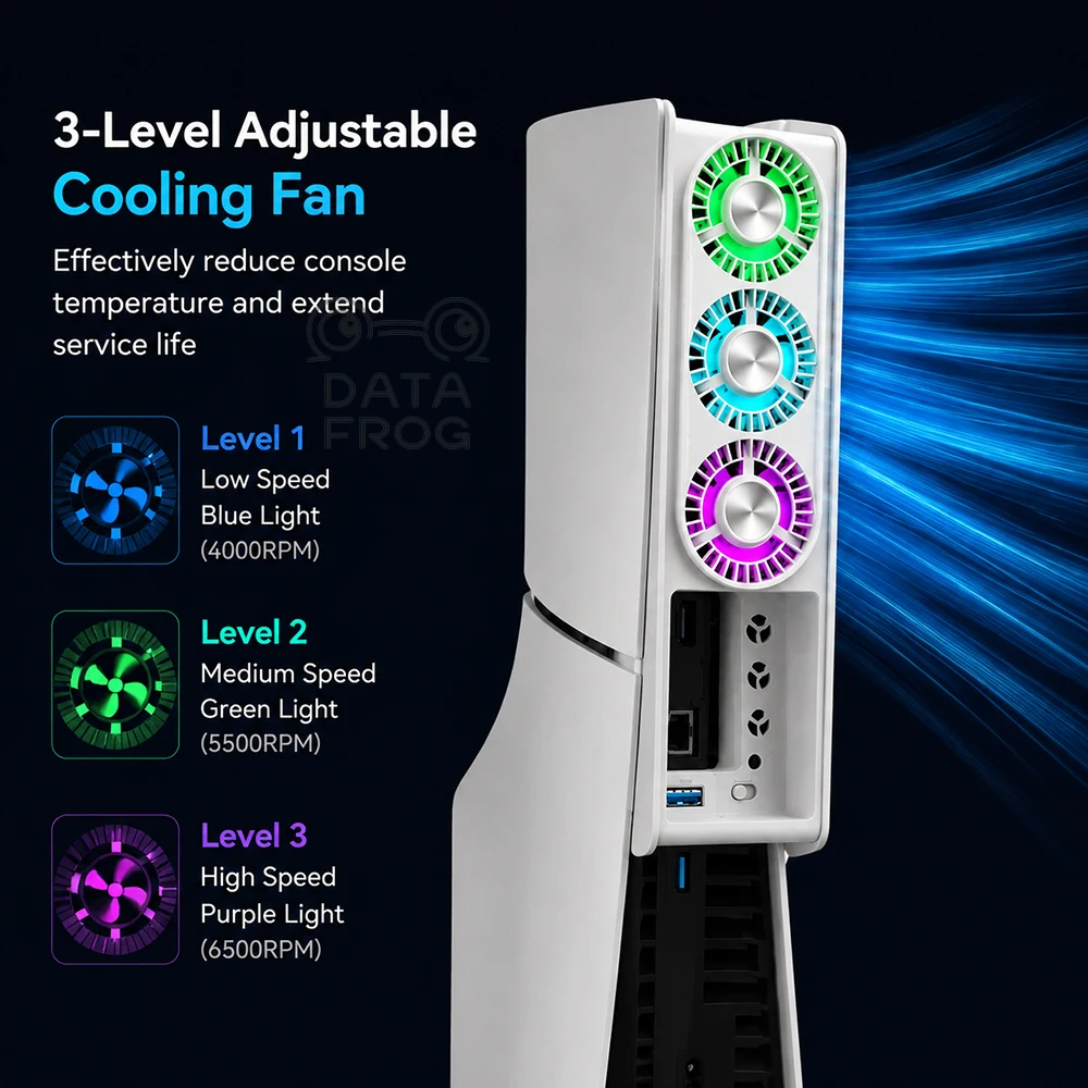 DATA FROG RGB Soğutucu, PS5 Sl - Essential Gaming Accessories incelemesi ve fiyatı